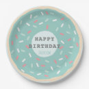 Search for blue donut plates For kids