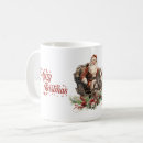 Search for red holly berries mugs Green leaves
