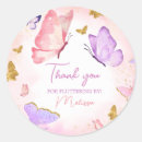 Search for pink purple stickers Butterfly