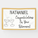 Search for retirement congratulations banners Retired