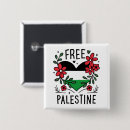 Search for heart shape badges Free palestine