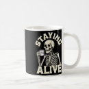Search for skeleton drinking mugs October vibes