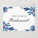 Search for navy blue flowers invitations Botanical