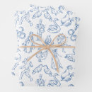 Search for christmas toile wrapping paper Blue