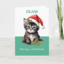 Search for cats wearing hats christmas cards Pet