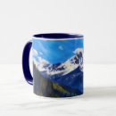 Search for mountains and trees mugs Nature