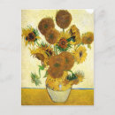 Search for van gogh sunflower postcards Vase