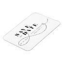 Search for black and white save the date magnets Simple