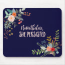 Search for feminist mousepads Typography