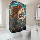 Search for art nouveau shower curtains Retro