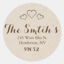 Search for rustic hearts return address labels Kraft