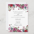 Search for red and purple wedding invitations Burgundy