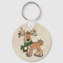 Search for cute reindeer key rings Cartoon