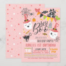 Search for pink halloween birthday invitations Hey boo