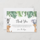 Search for safari thank you cards Boy baby shower