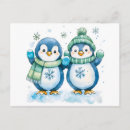Search for two penguins postcards Wildlife