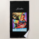 Search for girl superhero beach towels Miraculous
