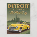 Search for vintage detroit postcards Motor city