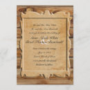 Search for parchment wedding invitations Western