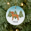 Search for vizsla christmas tree decorations Winter