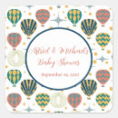 Search for vintage hot air balloons stickers Baby shower