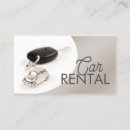 Search for car rental business cards Automobile