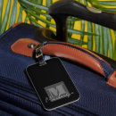 Search for script font luggage tags Monogrammed