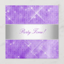 Search for light purple invitations Silver