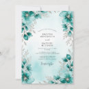 Search for teal and silver invitations Winter