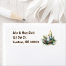 Search for candle return address labels Flower