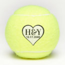 Search for wedding tennis balls Heart