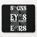 Search for signing mousepads Alphabet