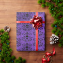 Search for gothic damask wrapping paper Skull