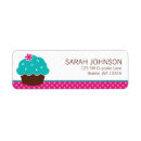 Search for polka dots return address labels Pink