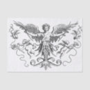 Search for art deco tissue paper Black