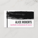 Search for mascara business cards Eyelash extensions