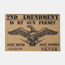 Search for gun doormats Amendment