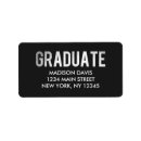 Search for silver foil return address labels Graduation party