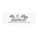 Search for newly weds return address labels Script