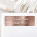 Search for metallic gold return address labels Stylish