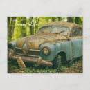 Search for rusted postcards Vintage