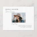 Search for postcard bridal shower invitations White