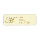 Search for initial m return address labels Initials