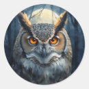 Search for watercolor owl stickers Animal