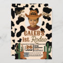 Search for barn 1st birthday invitations Western