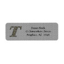 Search for monogram t return address labels Initial