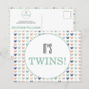 Search for multiples postcards Twins