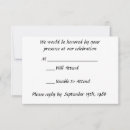 Search for celebration of life rsvp cards Black and white