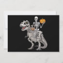 Search for dinosaur skeleton invitations Spooky