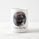 Search for i love my pug mugs Dogs